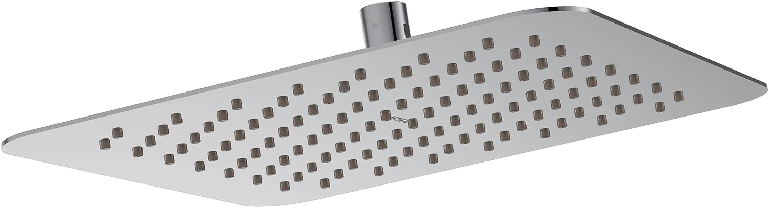 Moen Chrome Bathroom 12-Inch Wide Razor Thin Rain Shower Head, S1004