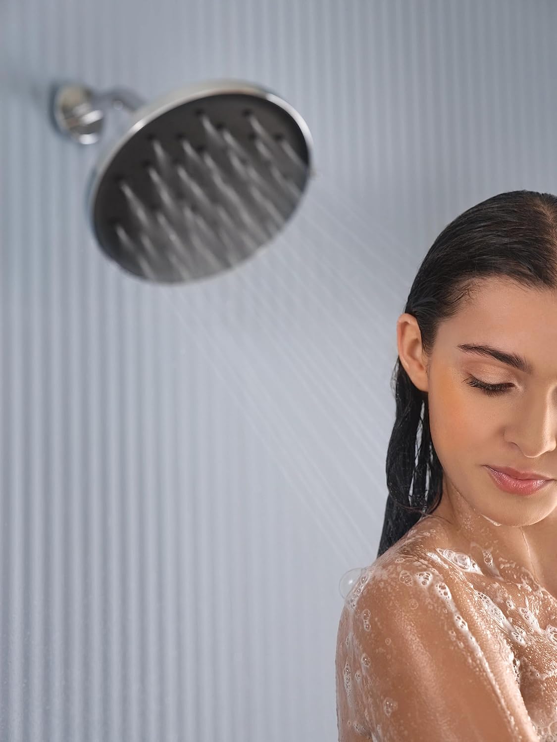 Moen Verso Chrome Adjustable 9" Diameter Spray Head Rainshower, 220R3