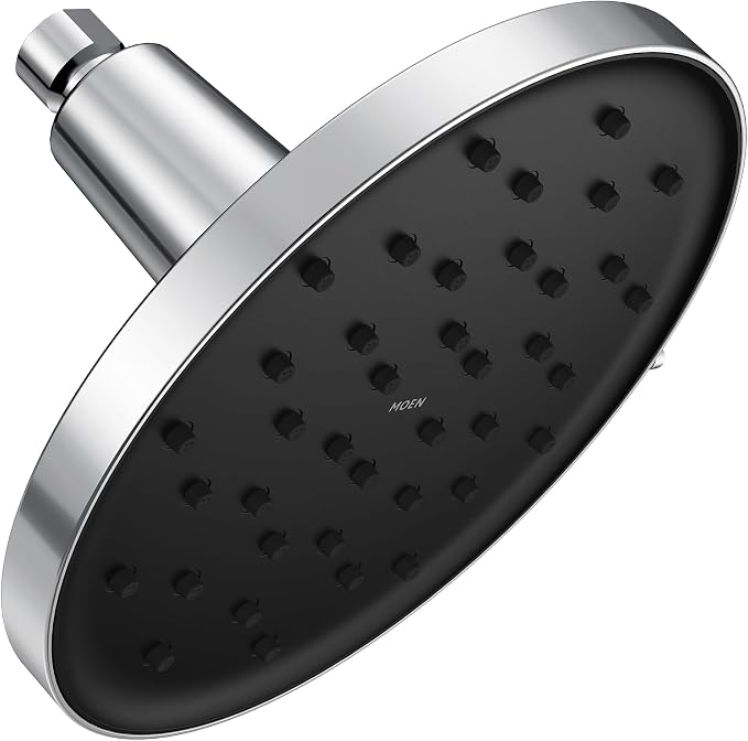 Moen Verso Eco-Performance Round 9” Rain Shower Head with Infiniti Dial and Magnetix Docking, 1.75 GPM Adjustable Rainfall Shower, Chrome, 220R2EP