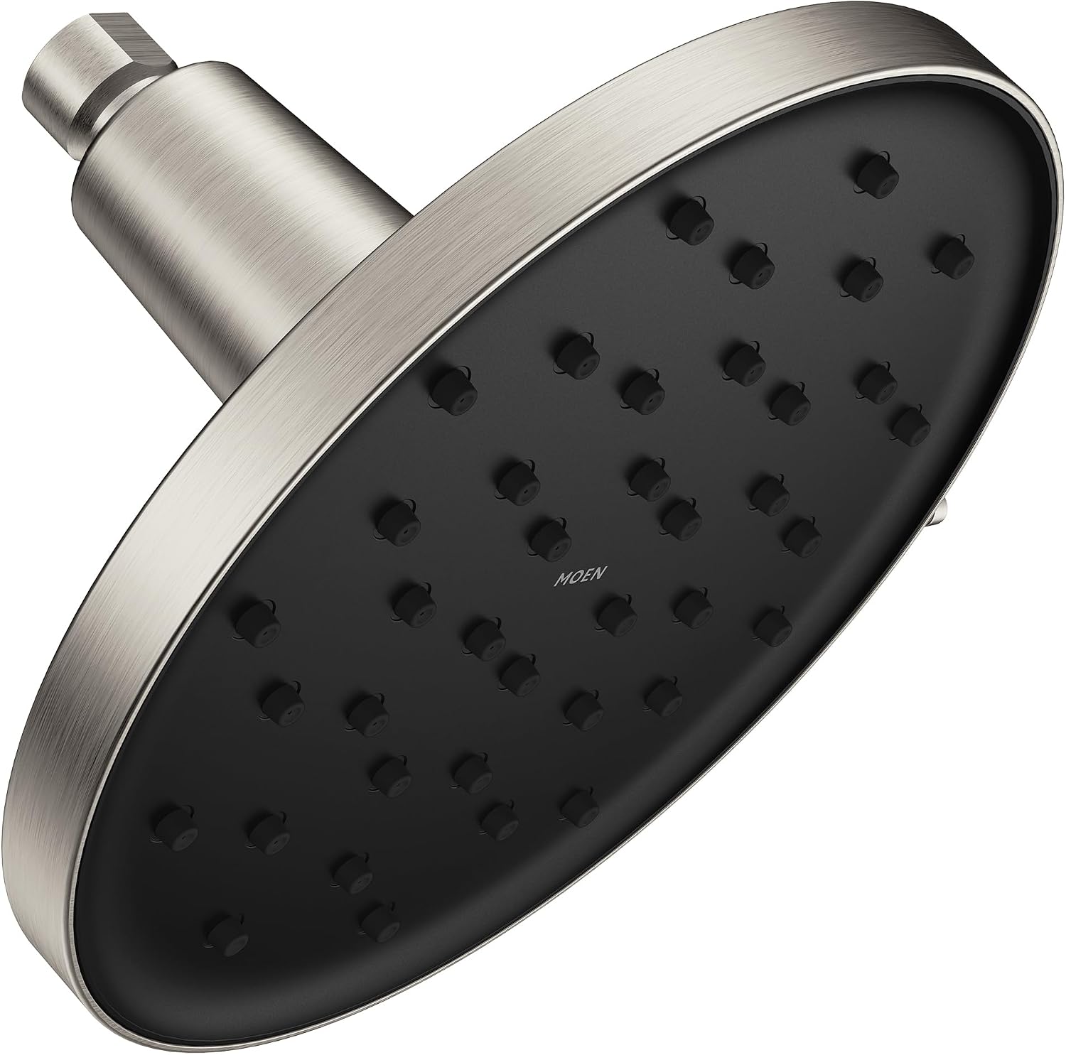 Moen Verso 9-Inch Round Rain Shower Head with Infiniti Dial and Magnetix Docking, Adjustable High-Pressure Rainfall Shower, Spot Resist Brushed Nickel, 220R2SRN Spot Resist Nickel