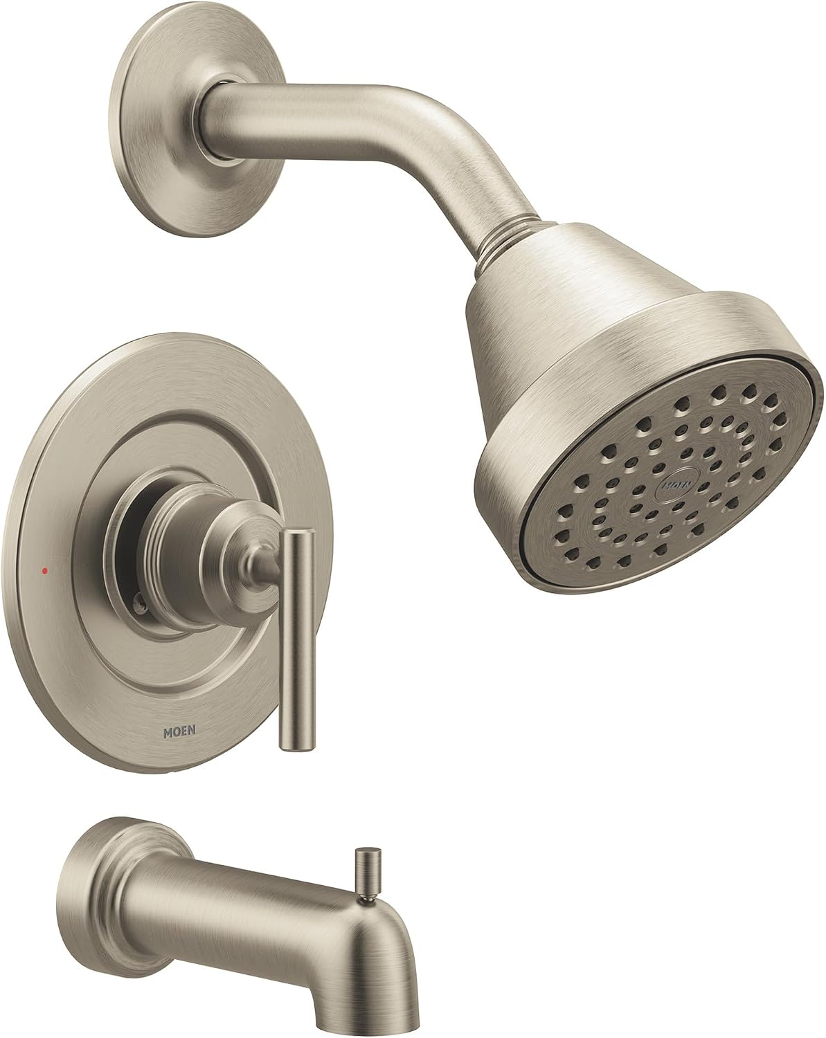 Moen T2903EPBN Gibson Brushed Nickel Posi-Temp Tub & Shower Trim Kit