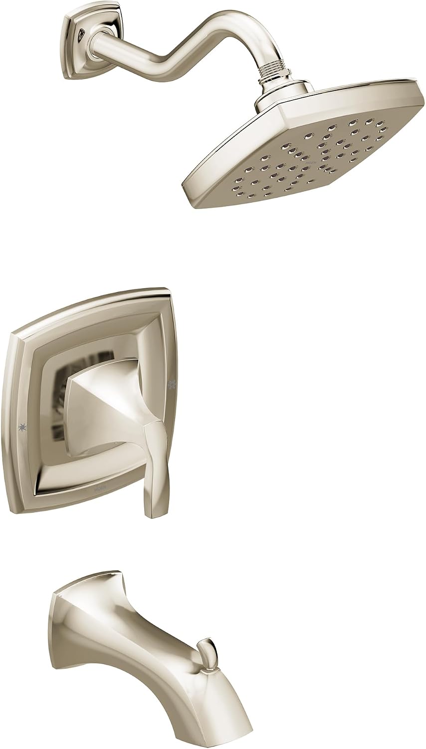 Moen Voss Polished Nickel Moentrol Volume Control Tub and Shower Trim Kit, Valve Required, T3693NL