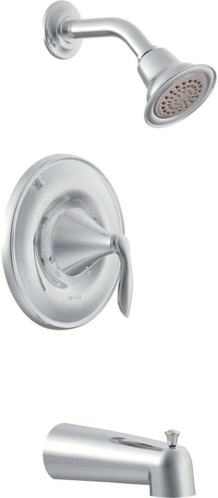 Moen Eva Chrome Posi-Temp Tub and Shower Trim Kit without Valve, T62133EP