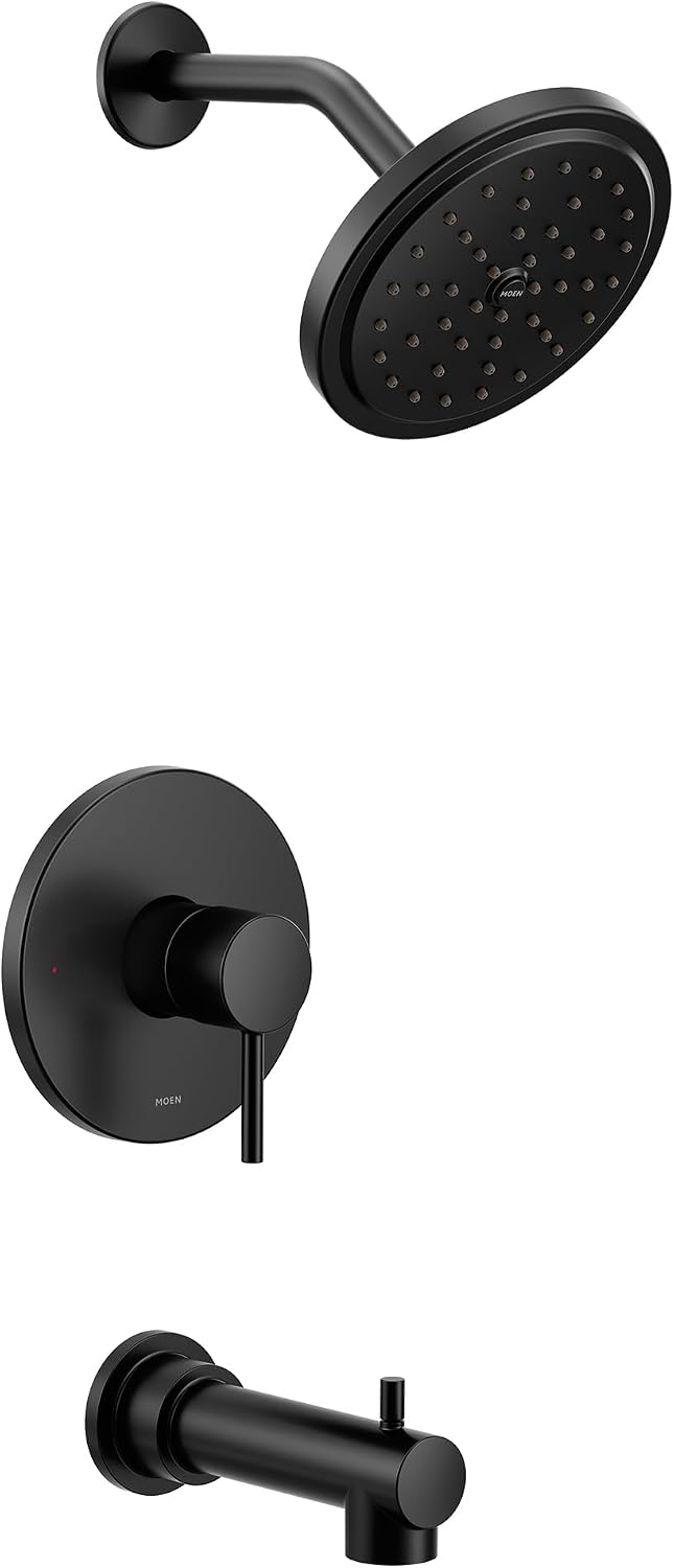 Moen UT3293EPBL Align M-CORE 3-Series 1-Handle Eco-Performance Tub and Shower Trim Kit, Valve Required, Matte Black