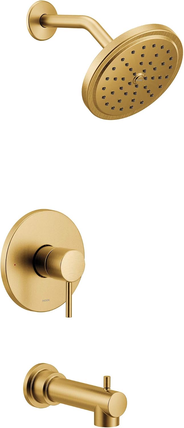 Moen UT3293EPBG Align M-CORE 3-Series 1-Handle Eco-Performance Tub and Shower Trim Kit, Valve Required, Brushed Gold