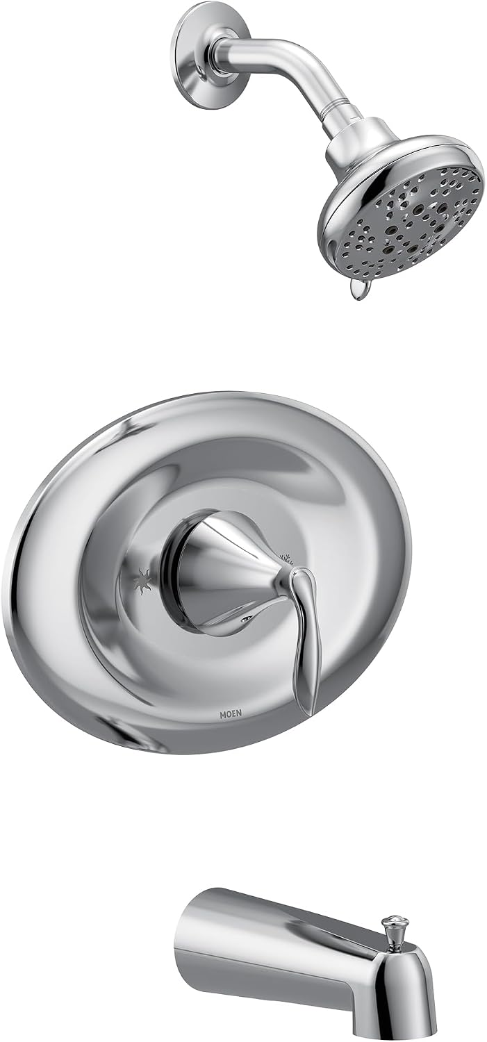Moen T2139 EVA Posi-Temp Tub and Shower Trim Kit Valve Required, Chrome