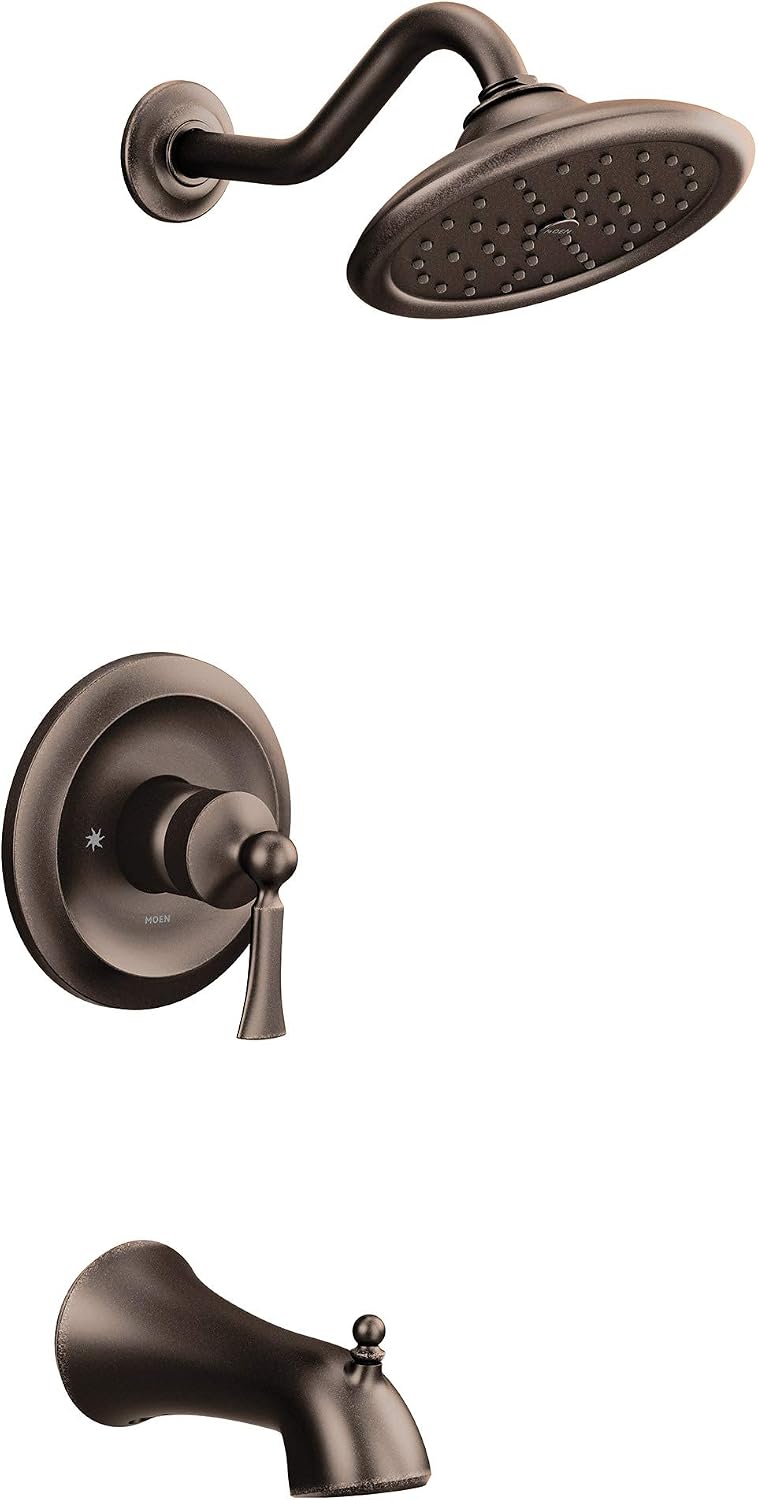 Moen UT35503EPORB Wynford M-CORE 3-Series 1-Handle Eco-Performance Tub and Shower Trim Kit, Valve Required, Oil Rubbed Bronze