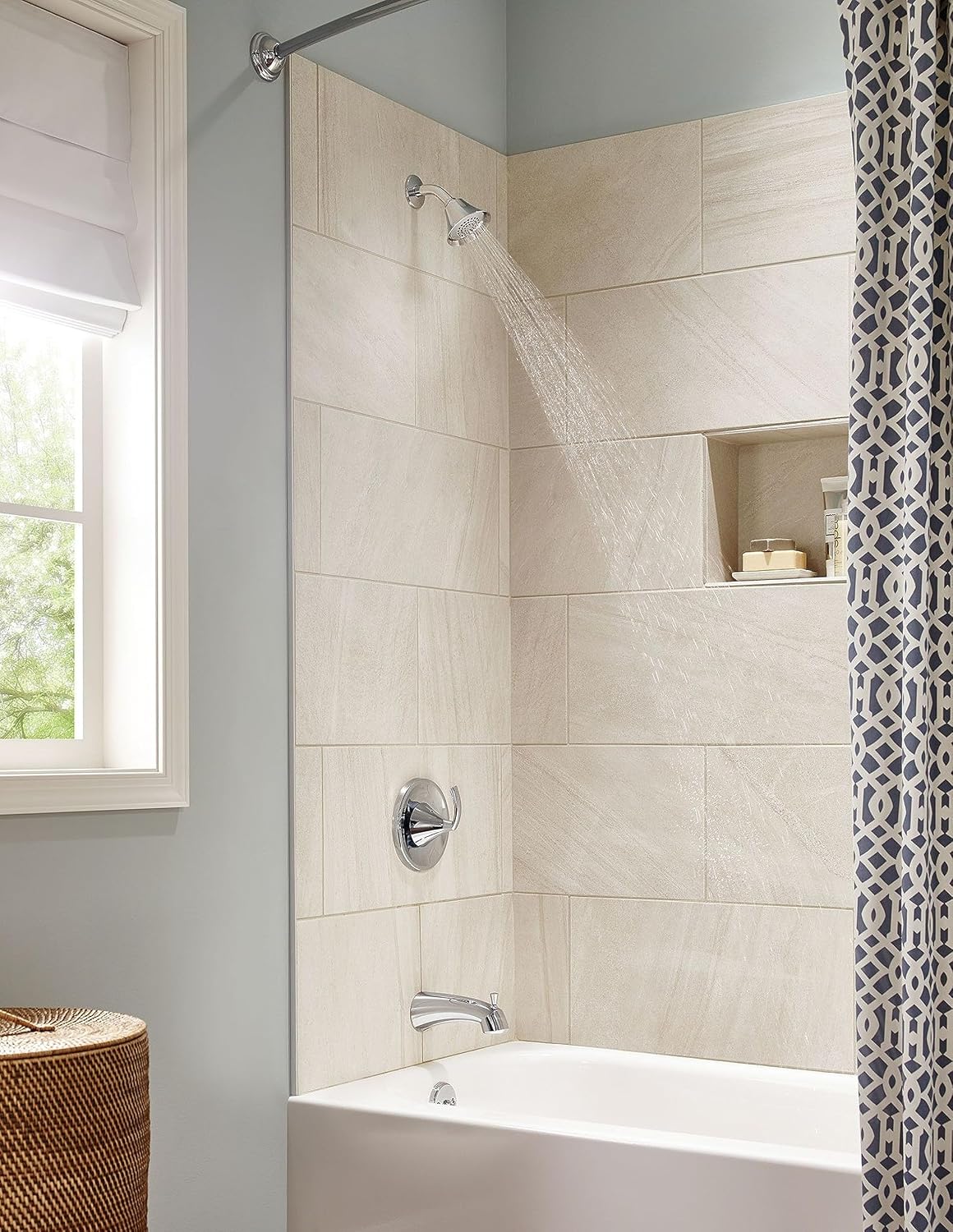 Moen T2743EP Glyde Posi-Temp Tub/Shower Faucet, Chrome