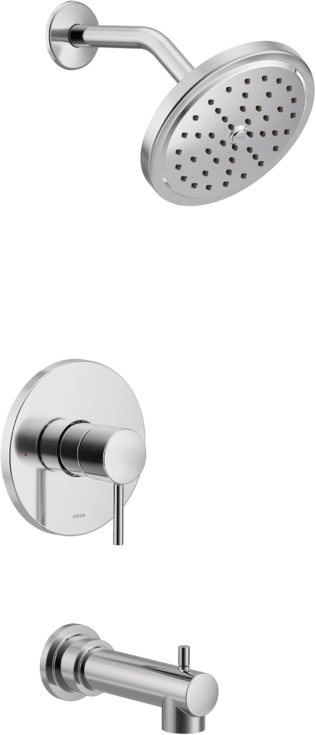 Moen UT3293 Align M-CORE 3-Series 1-Handle Tub and Shower Trim Kit, Valve Required, Chrome