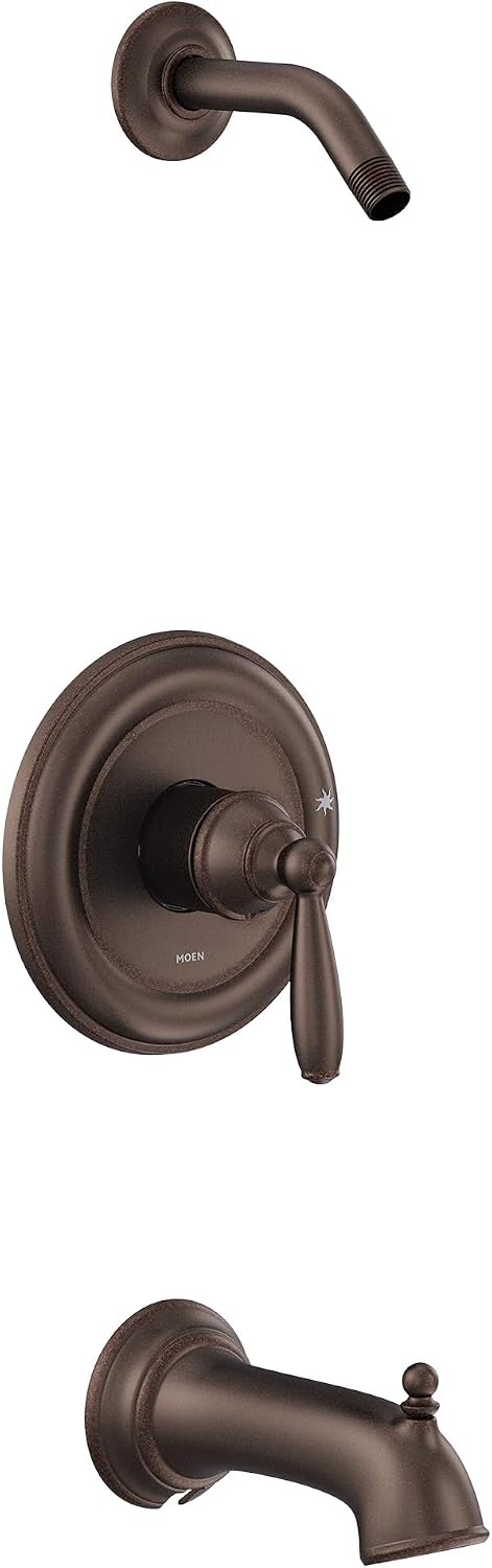 Moen UT2153NHORB Brantford M-CORE 3-Series 1-Handle Tub and Shower Trim Kit, Valve Required, Oil Rubbed Bronze