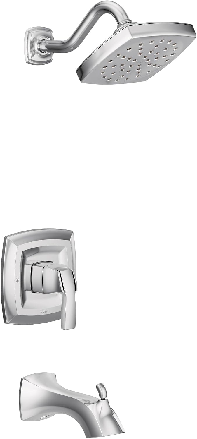 Moen UT3693 Voss M-CORE 3-Series 1-Handle Tub and Shower Trim Kit, Valve Required, Chrome