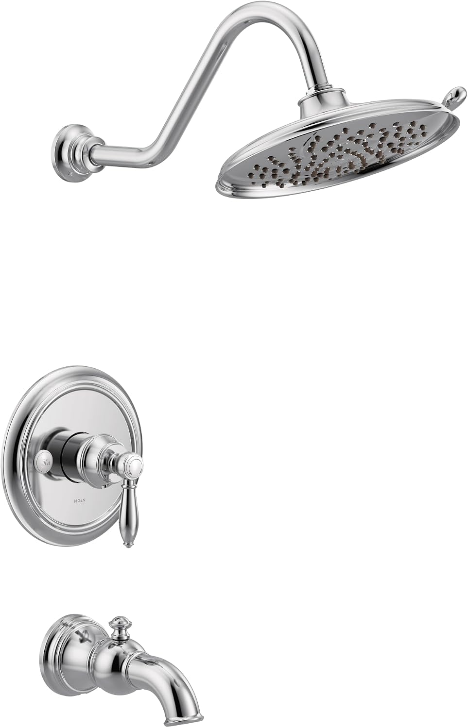 Moen UTS33103 Weymouth M-CORE 3-Series 1-Handle Tub and Shower Trim Kit, Valve Required, Chrome