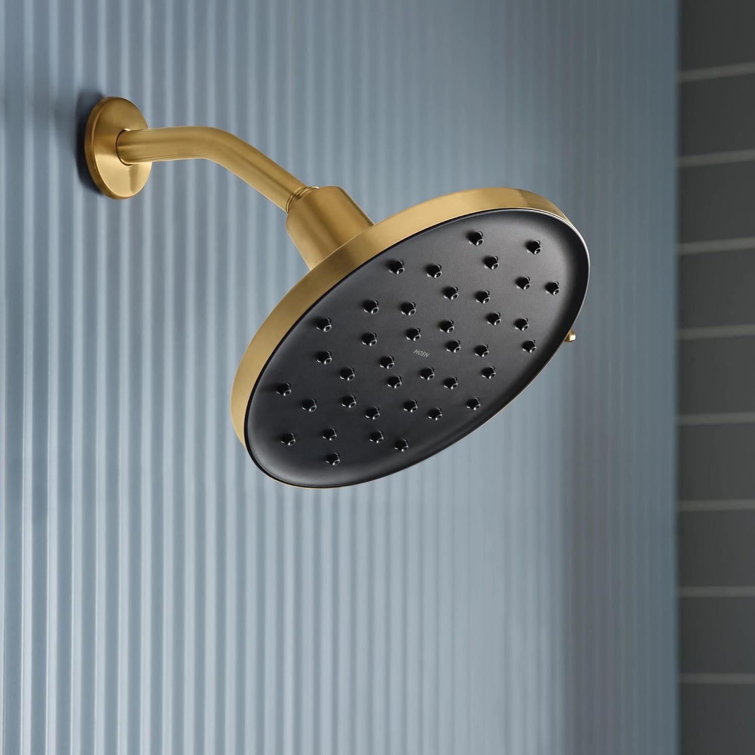 Moen Verso Brushed Gold Adjustable 9" Diameter Spray Head Rainshower, 220R3BG