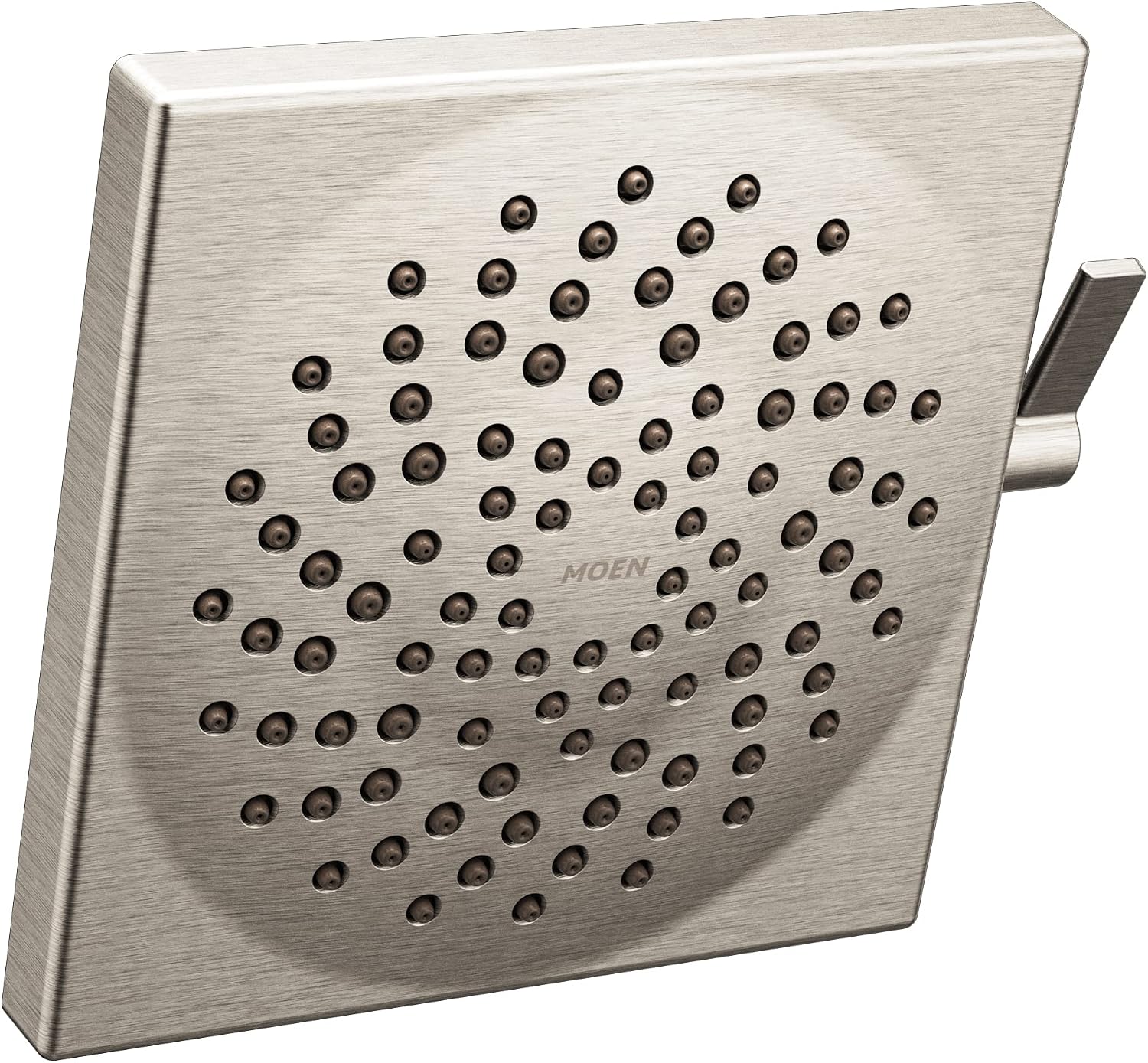 Moen S6345EPBN Velocity Eco-Performance Two-Function 8-1/2" Diameter Spray Rainshower Showerhead, Brushed Nickel