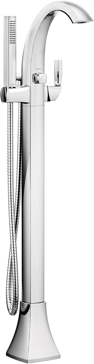 Moen Voss Freestanding Tub Filler with Handshower, Chrome, 695