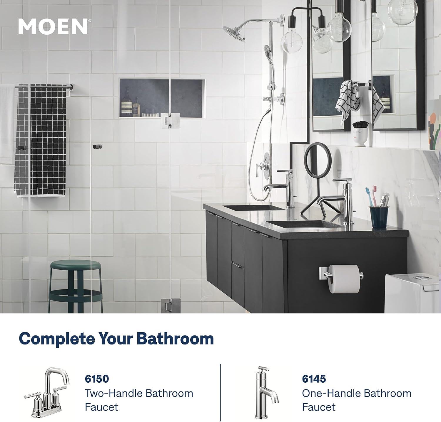 Moen T2903EP Gibson Chrome Posi-Temp Tub & Shower Trim