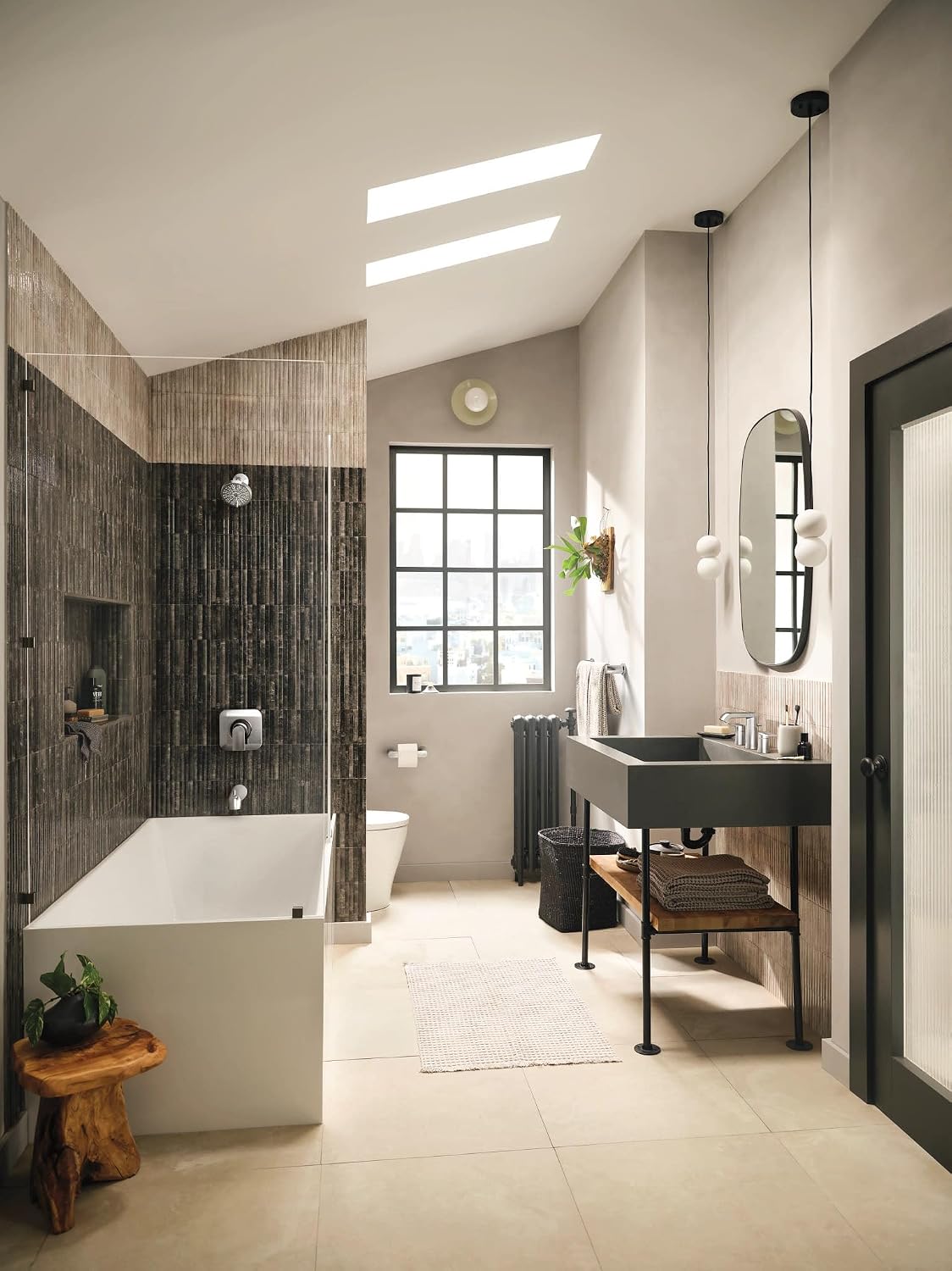 Moen Genta LX Tub & Shower Trim Kit, Valve Required, Chrome, T2473EP