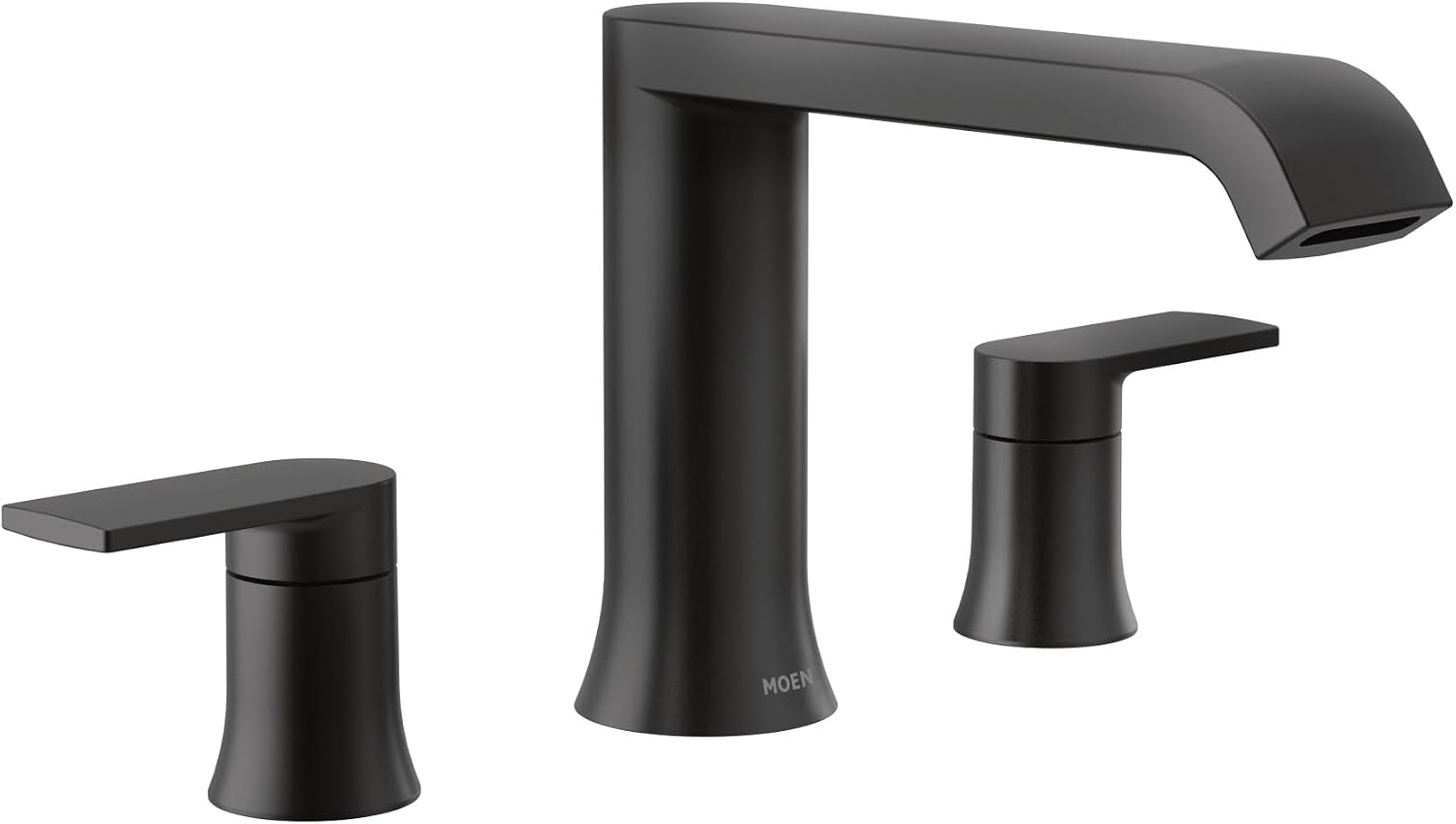 Moen Genta LX Roman Tub Faucet, Valve Required, Matte Black, T908BL