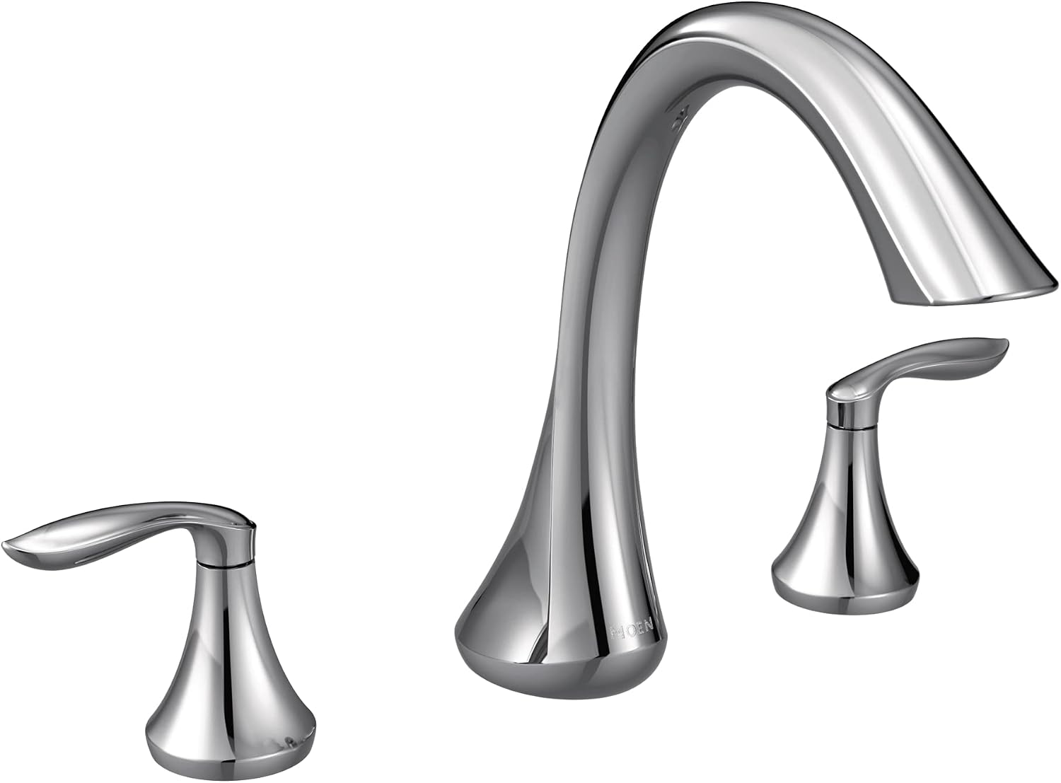Moen Eva Chrome Two-Handle Deck Mount Roman Tub Faucet Trim Kit, Valve Required, T943