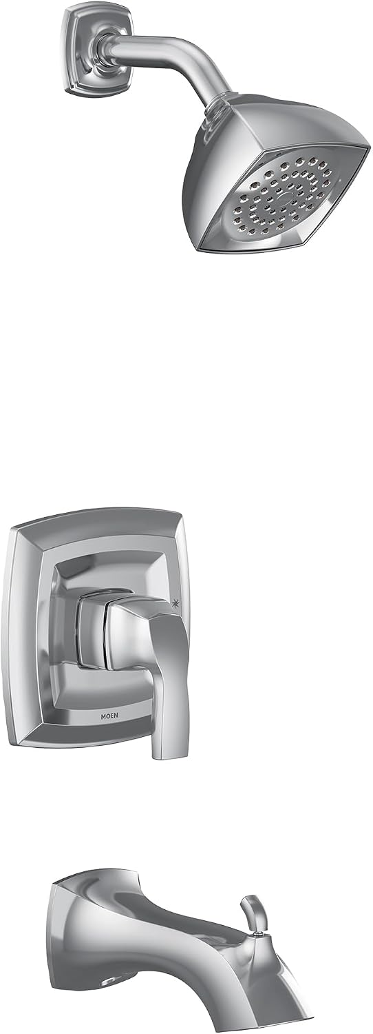 Moen UT2693EP Voss Collection M-CORE 2-Series 1-Handle Tub and Shower Trim Kit, Valve Required, Chrome