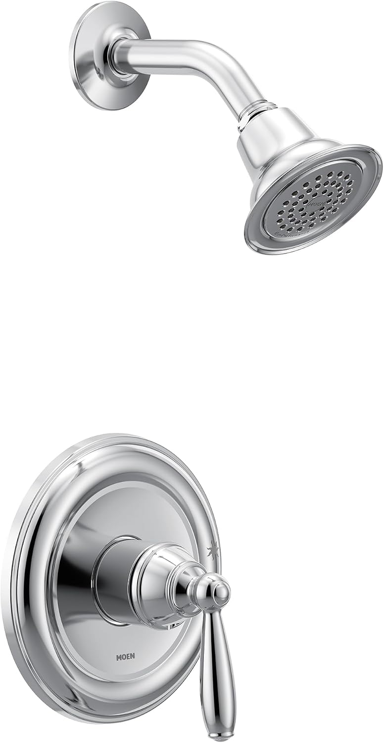 Moen UT2152EP Brantford M-CORE 2-Series 1-Handle Tub and Shower Trim Kit, Valve Required, Chrome