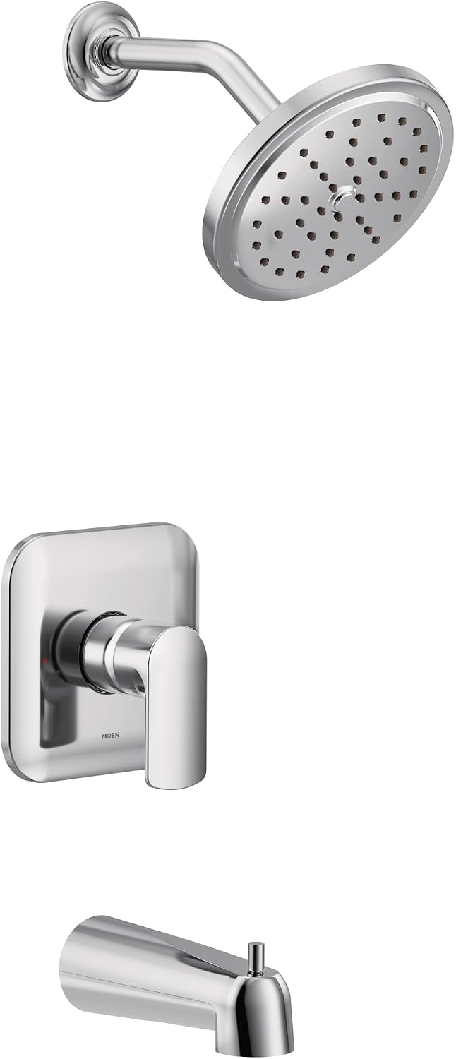 Moen UT3813EP Align M-CORE 3-Series 1-Handle Eco-Performance Tub and Shower Trim Kit, Valve Required, Chrome