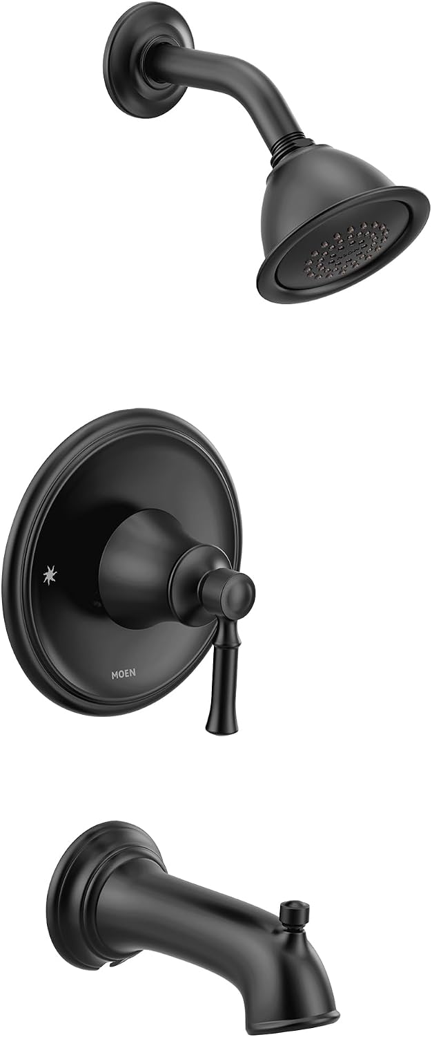 Moen T2183BL Dartmoor Posi-Temp tub/Shower, Matte Black
