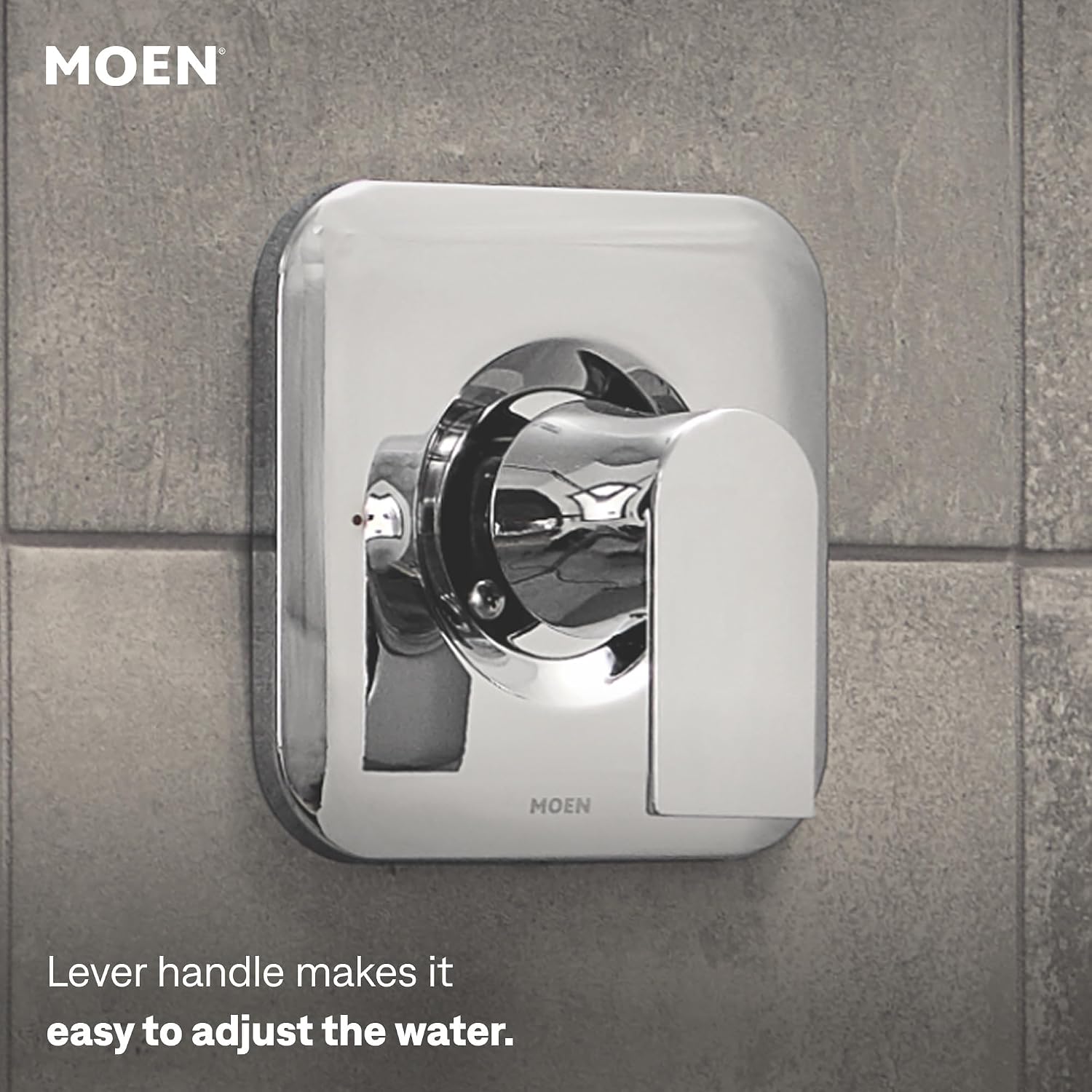 Moen T2471 Genta LX Chrome Posi-Temp Shower Trim Kit, Valve Required