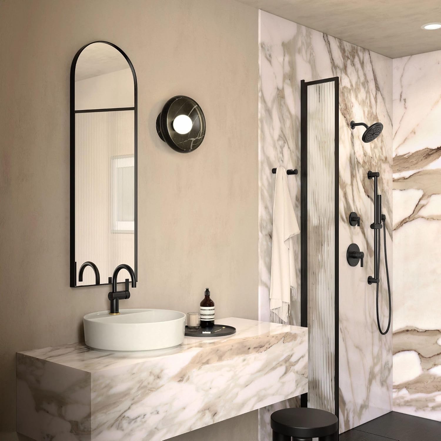 Moen 189575BL Cia Modern Square Replacement Hand Shower, Matte Black
