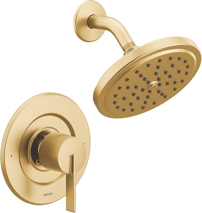 Moen Cia Rain Shower Trim Kit, Valve Required, Brushed Gold, T2262EPBG