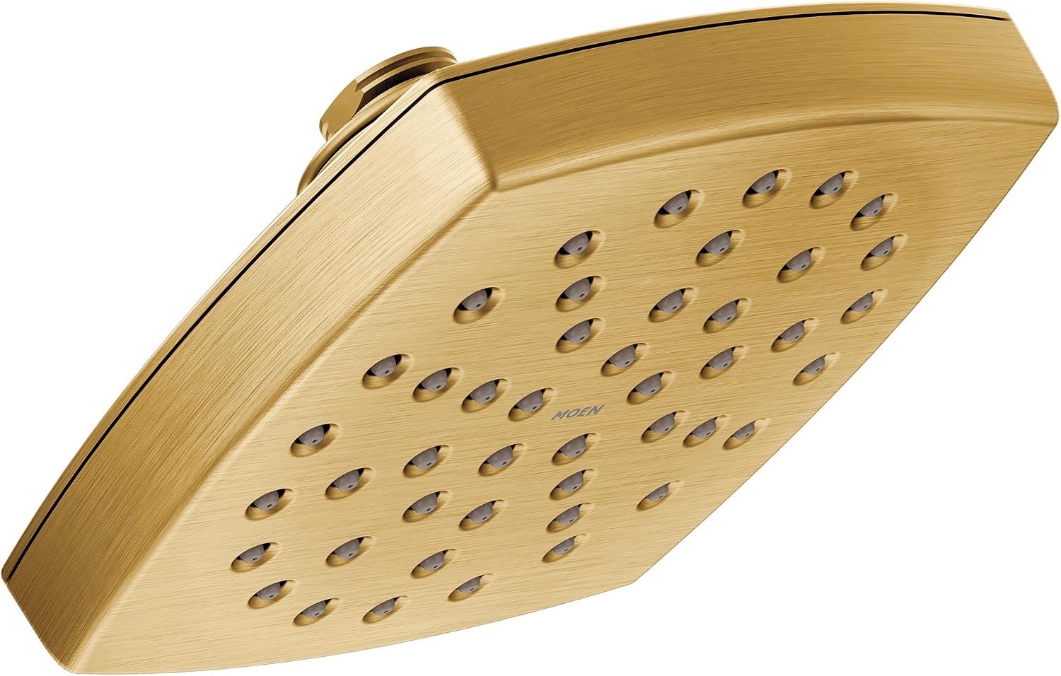 Moen S6365EPBG Voss 6" Single-Function Eco-Performance Rainshower Showerhead with Immersion Technology, Brushed Gold