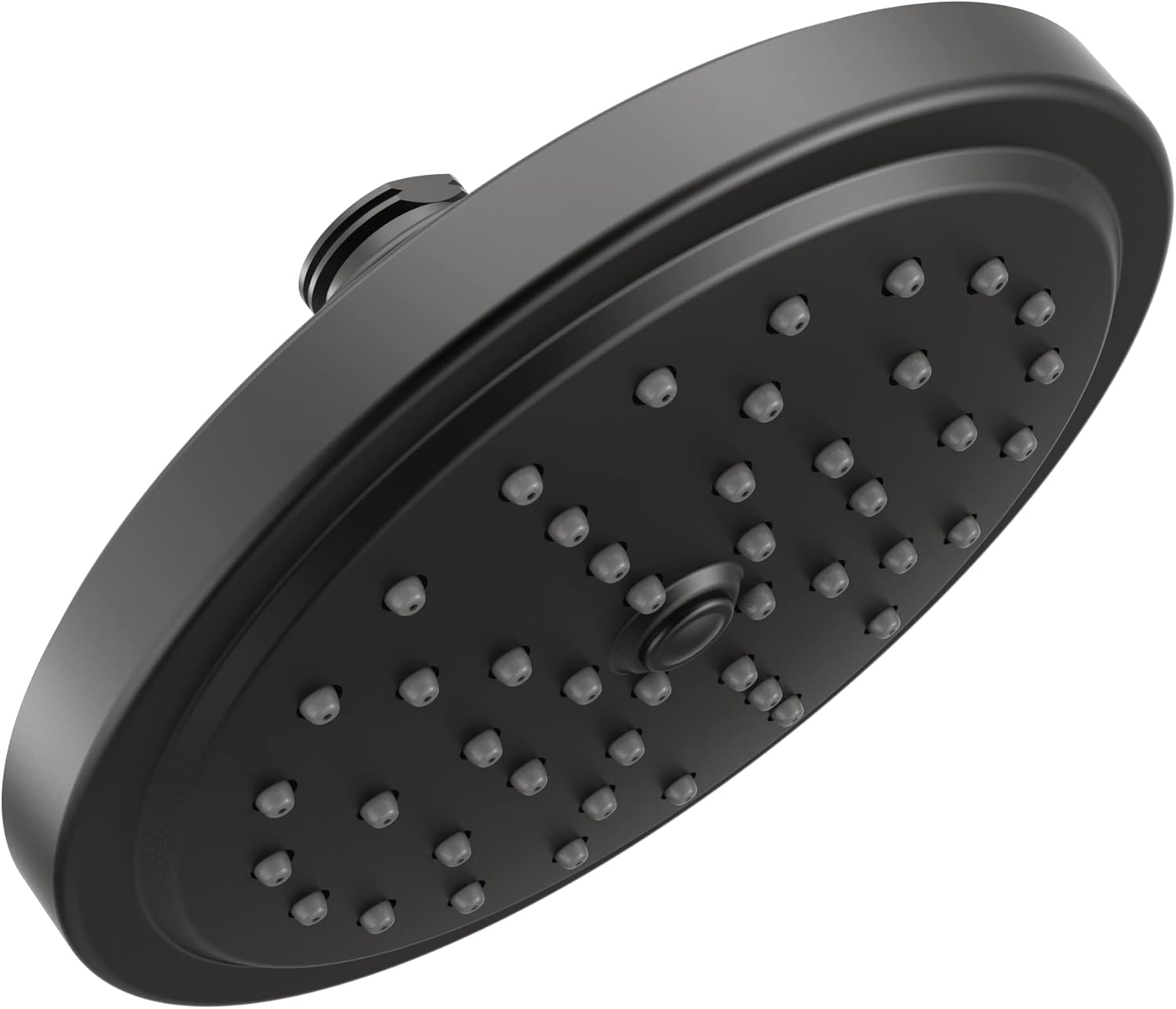 Moen S176EPBL Eco-Performance Single Function Shower Head with Immersion Rain Shower Technology, 7-Inch, Matte Black