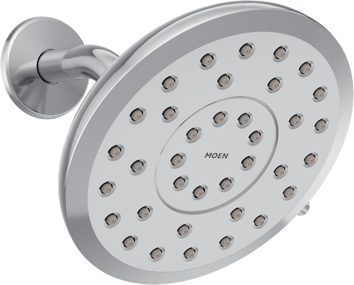 Moen Verso Eco-Performance Infiniti Dial Round Rain Shower Head, 7-Inch Diameter Spray Head, Chrome, 220R7EP