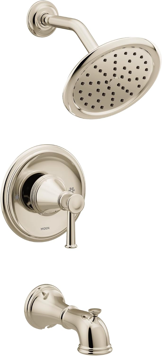 Moen T2313NL Belfield Posi-Temp Tub/Shower Trim Kit, Valve Required, Polished Nickel