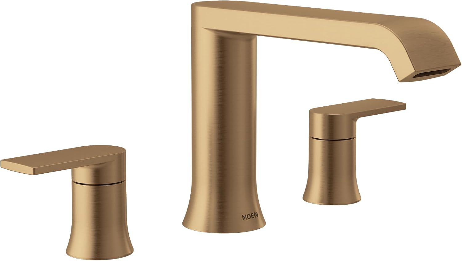 Moen Genta LX Roman Tub Faucet Trim, Valve Required, Bronzed Gold, T908BZG