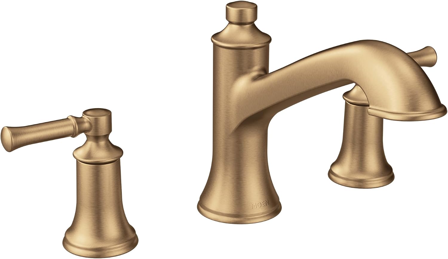 Moen Dartmoor Bronzed Gold Two-Handle High Arc Roman Tub Faucet, T683BZG
