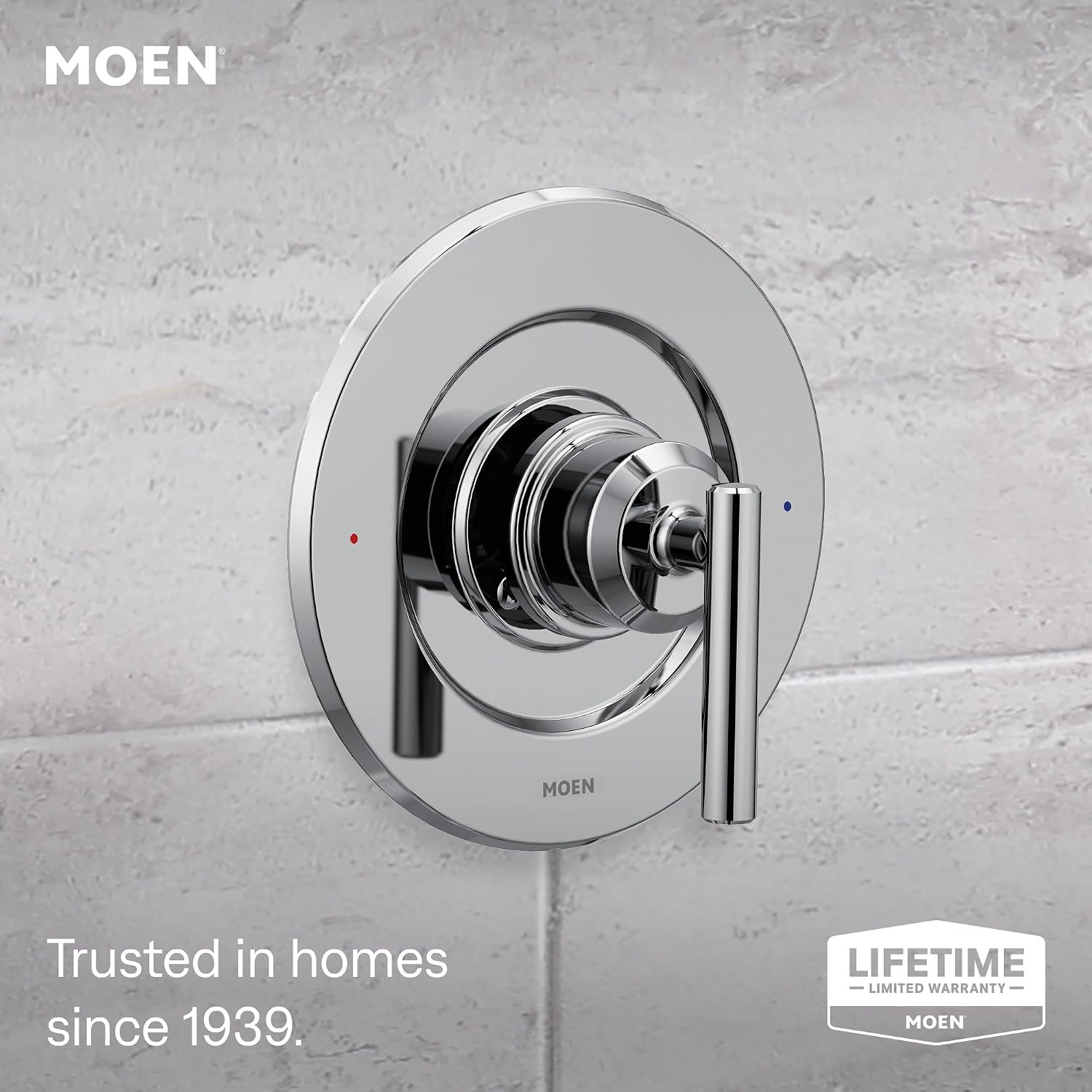 Moen T2901 Gibson Chrome Posi-Temp Valve Trim Kit