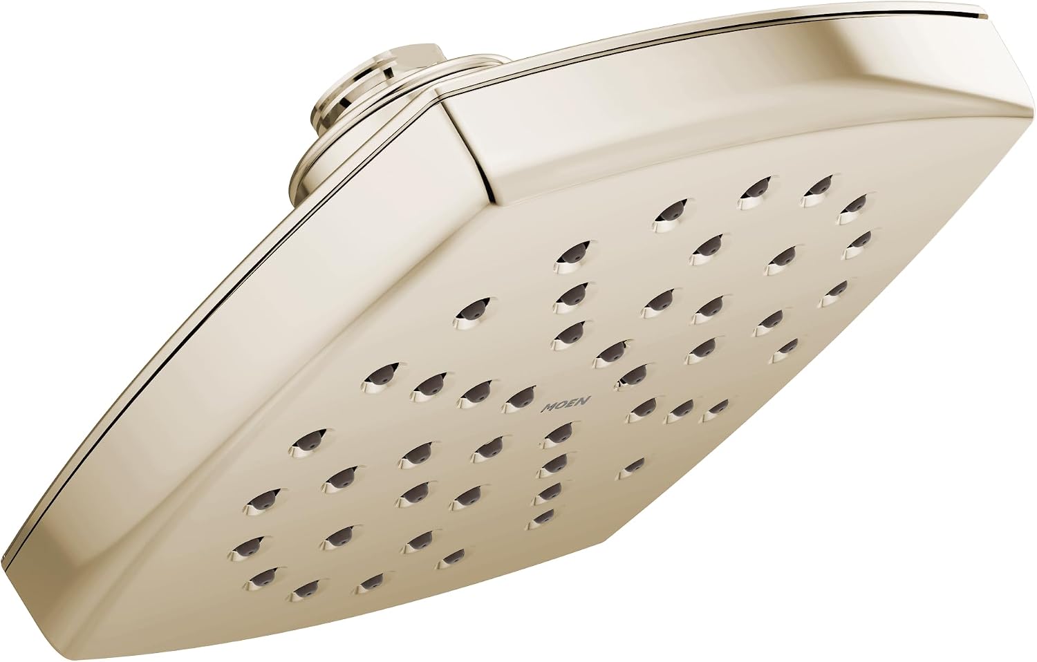 Moen S6365NL Voss 6" Single-Function Rainshower Showerhead with Immersion Technology, Polished Nickel
