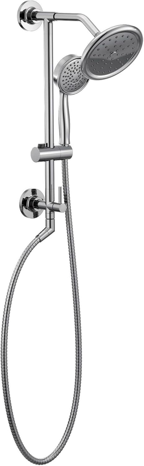 Moen S6310 One-Function 7-Inch Rainshower Showerhead with Immersion Technology, Chrome
