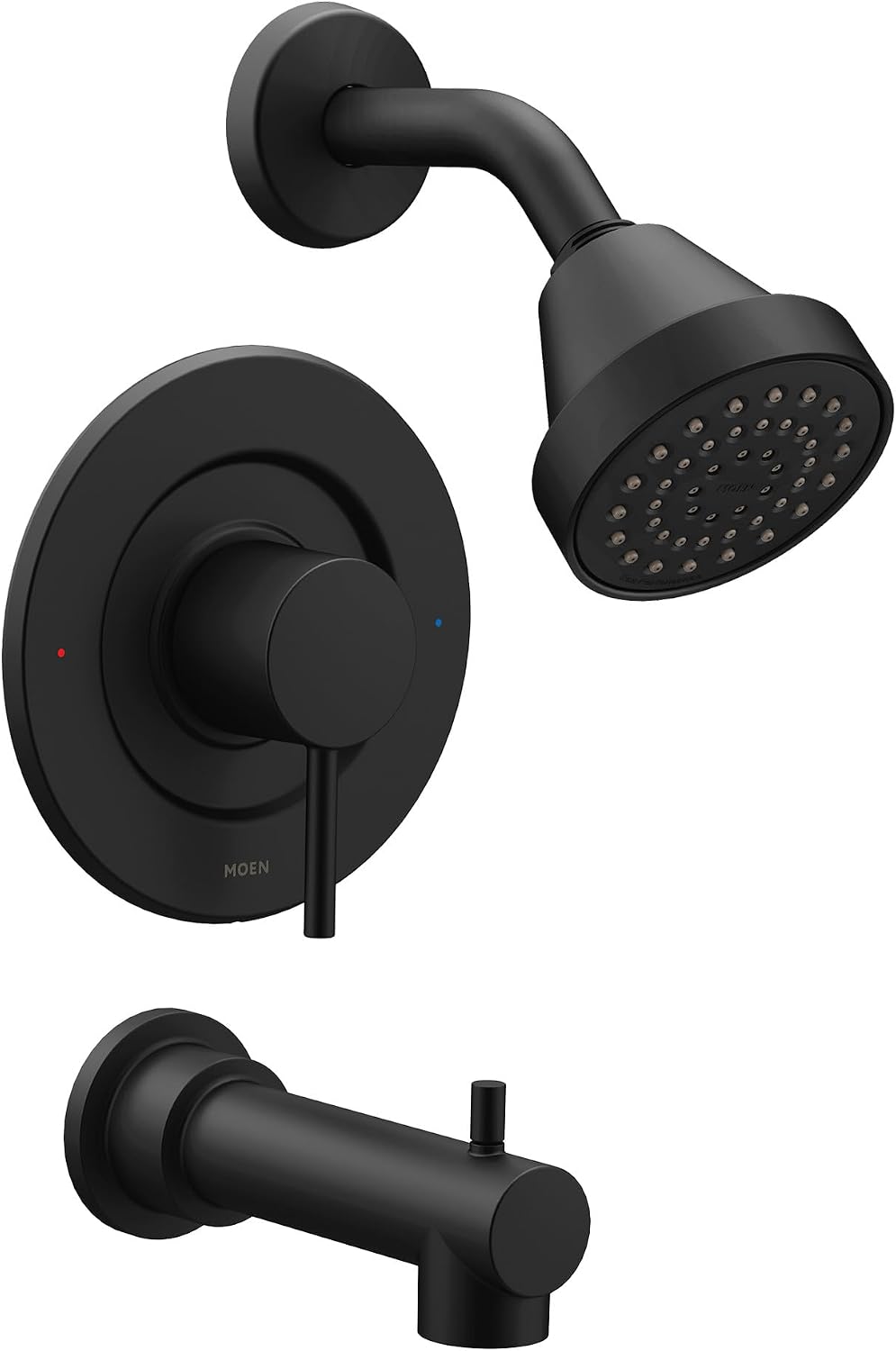 Moen Align Tub & Shower Trim Kit, Valve Required, Matte Black, T2193EPBL