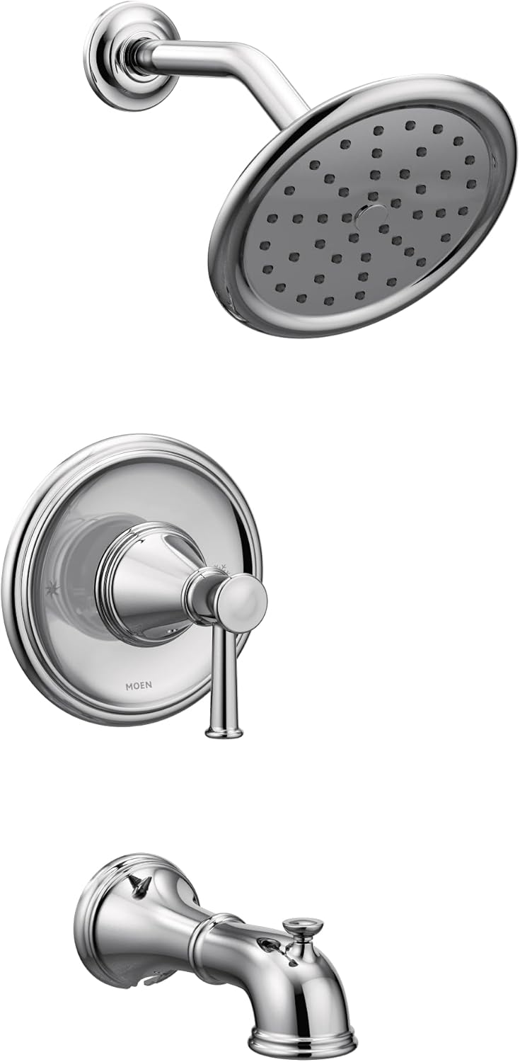 Moen T2313EP Belfield Posi-Temp Eco-Performance Tub/Shower Trim Kit Without Valve, Chrome