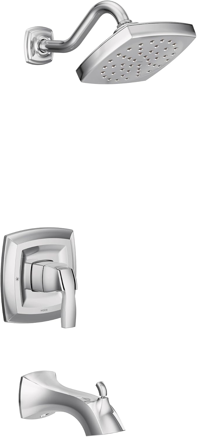 Moen UT3693EP Voss M-CORE 3-Series 1-Handle Eco-Performance Tub and Shower Trim Kit, Valve Required, Chrome