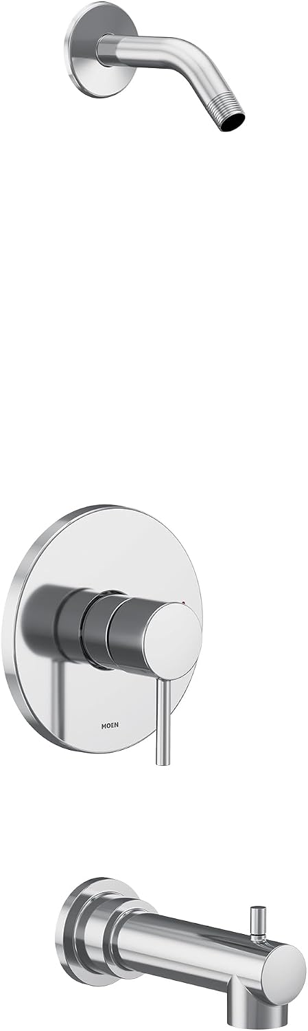 Moen UT2193NH Align M-CORE 3-Series 1-Handle Tub and Shower Trim Kit, Valve Required, Chrome