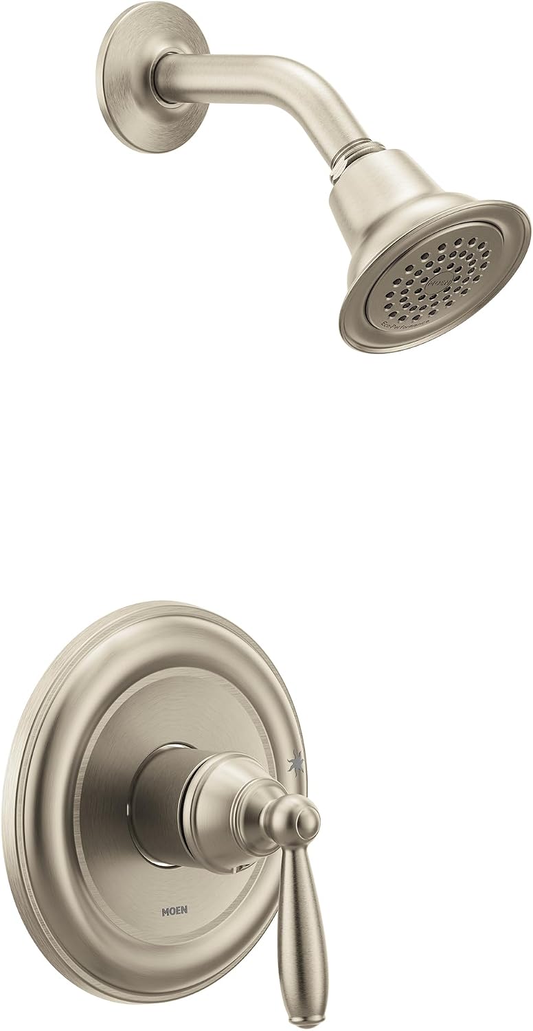Moen UT2152EPBN Brantford M-CORE 2-Series 1-Handle Shower Trim Kit, Valve Required, Brushed Nickel