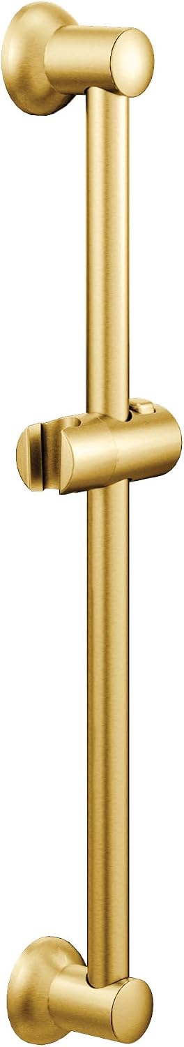 Moen Brushed Gold Handshower 30-Inch Adjustable Slidebar Assembly, A735BG