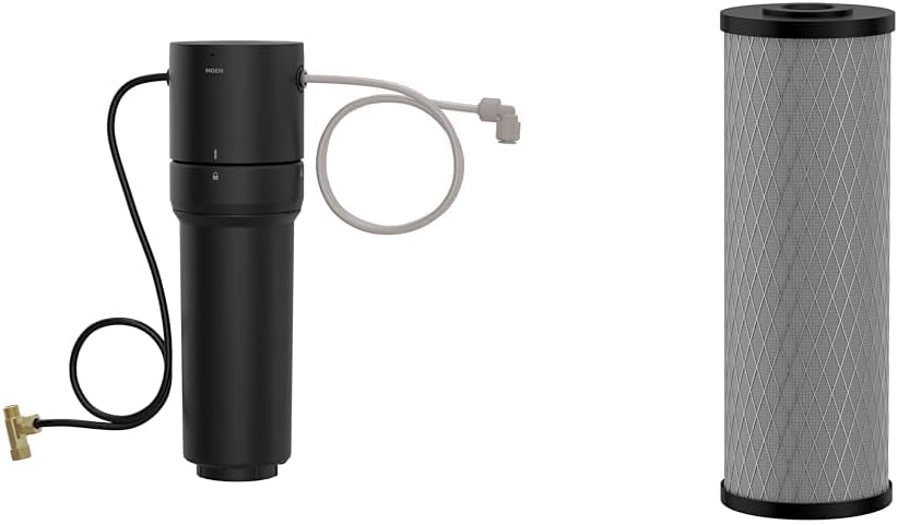 Moen F9800 Advanced Carbon Water Filtration System with additional F9820 SIP Advanced Carbon Replacement Filter