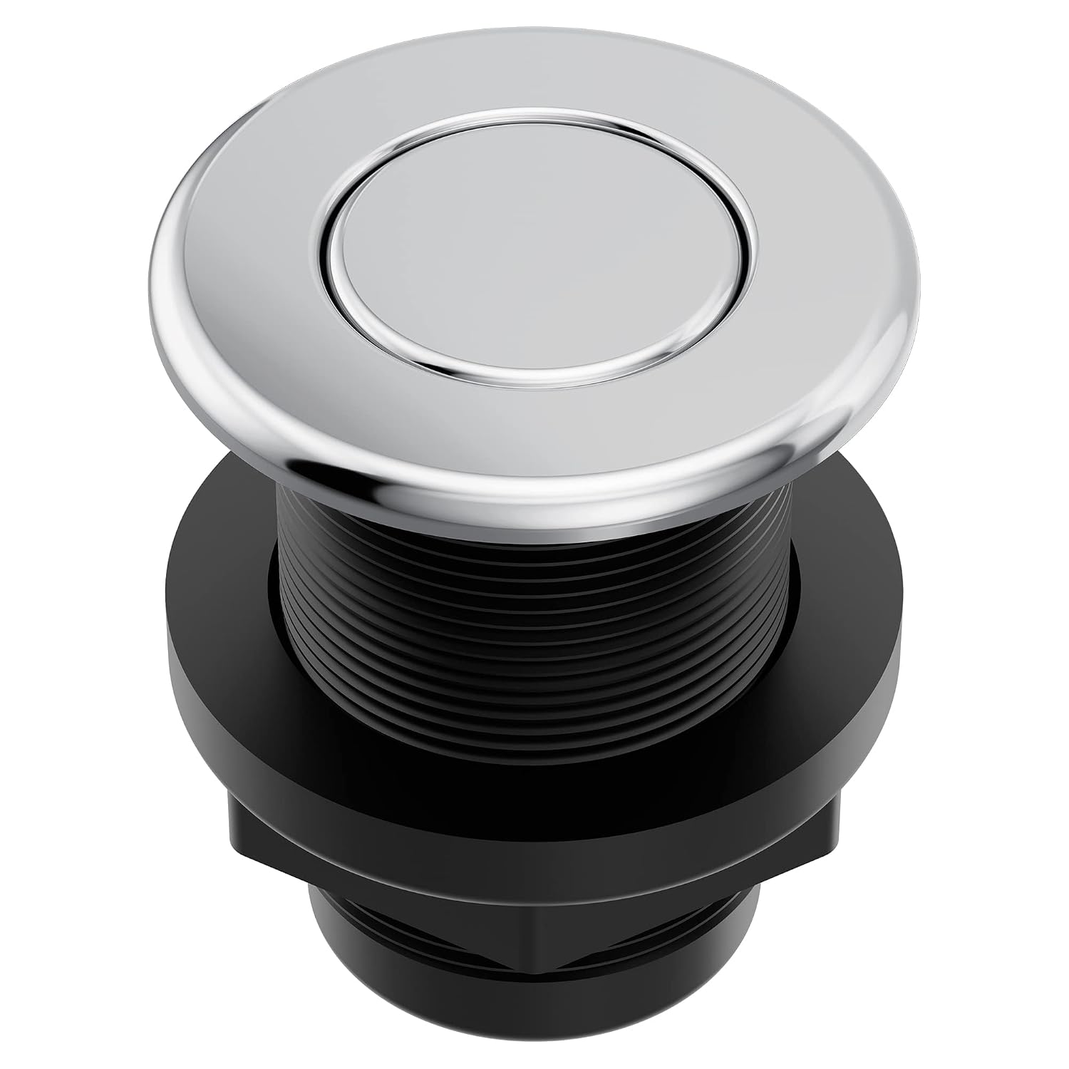 Moen Chrome Garbage Disposal Air Switch Coordinating Decorative Button, Decorative Button Only, Housing Required, AS-4201-CH Brushed Nickel