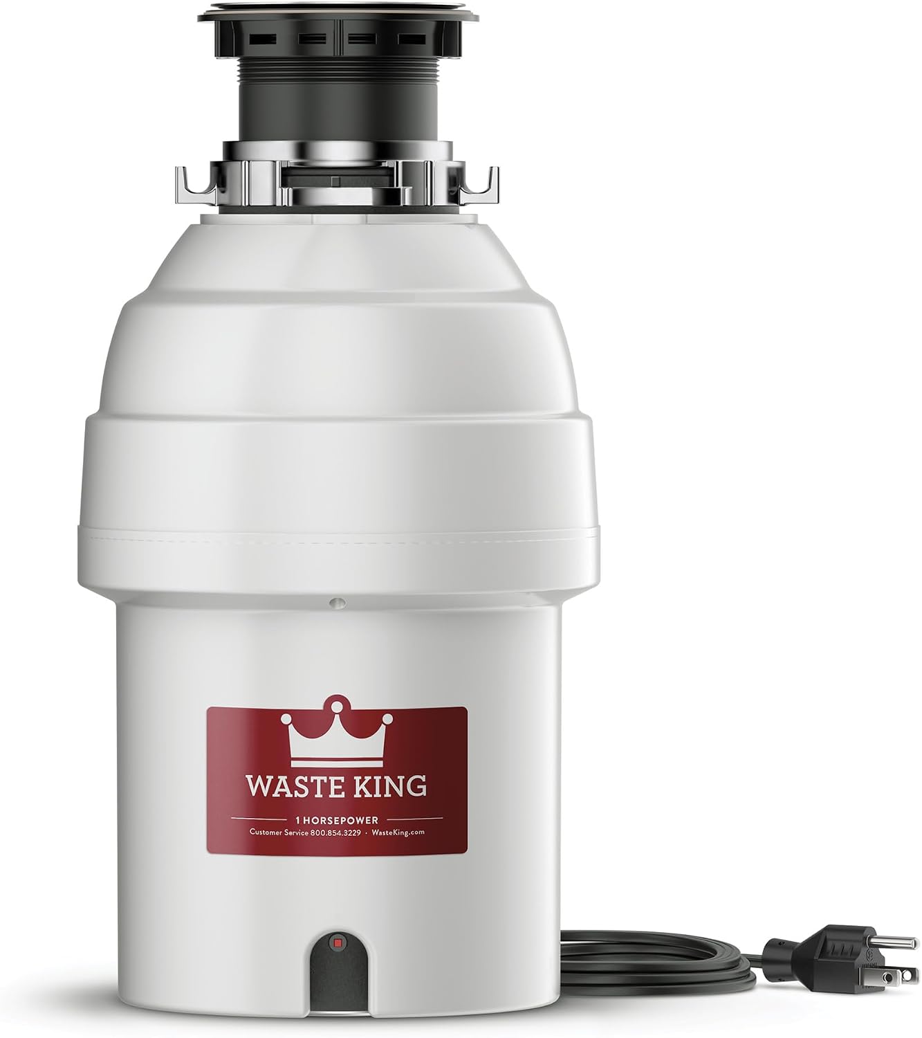Moen L-8000 Waste King 1 HP Garbage Disposal with Power Cord