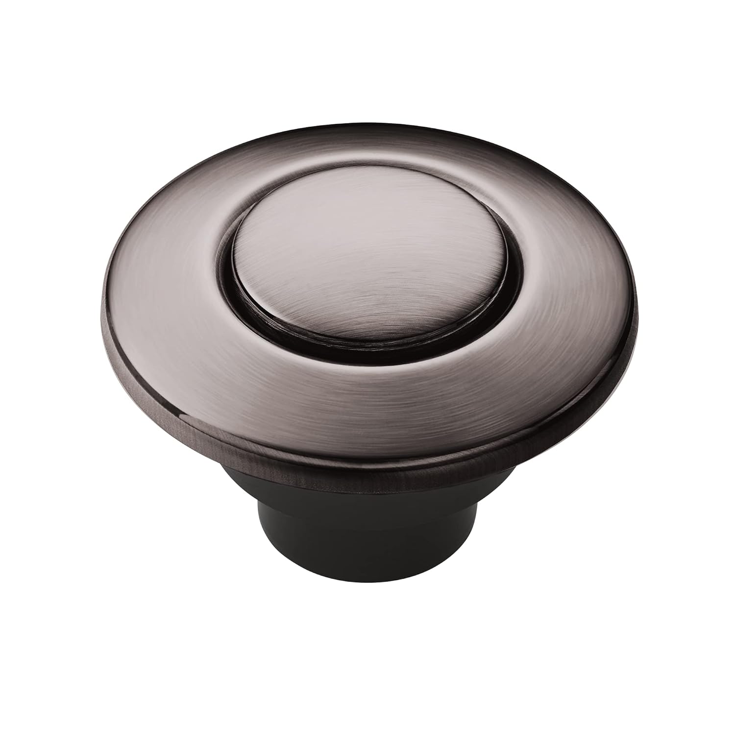 Moen AS-4201-BLS Garbage Disposal Air Switch Coordinating Decorative Button, Decorative Button Only, Housing Required, Black Stainless