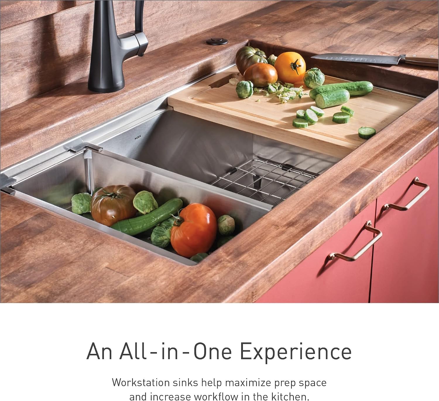 Moen Luxe Chef 27 x 19-Inch Undermount Single Bowl Sink, GS161600R